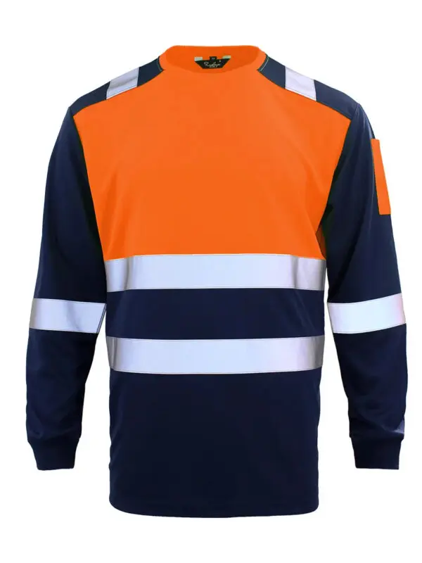 High Visibility Safety Work Shirts Summer Breathable Work T Shirt Reflective T-shirt Quick Dry Hi Vis Shirts Safety Clothing - Image 10