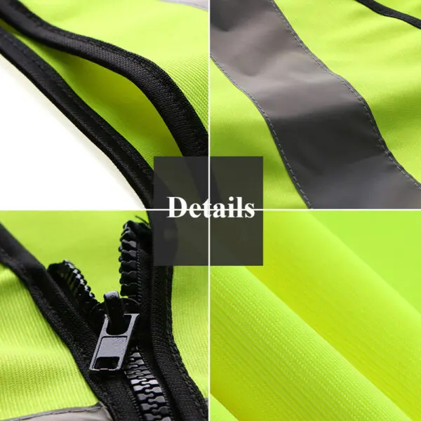 Safety Vest for Construction Work High Visibility Security Protection Man Working Clothes Uniform Hi Vis Workwear - Image 2