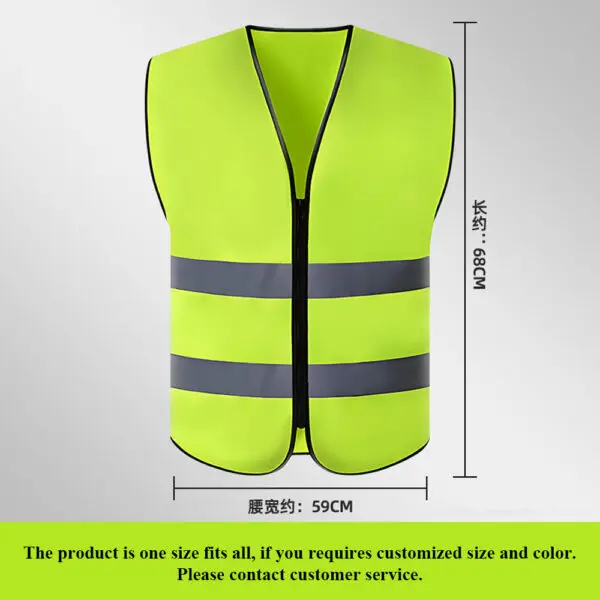 Safety Vest for Construction Work High Visibility Security Protection Man Working Clothes Uniform Hi Vis Workwear - Image 6