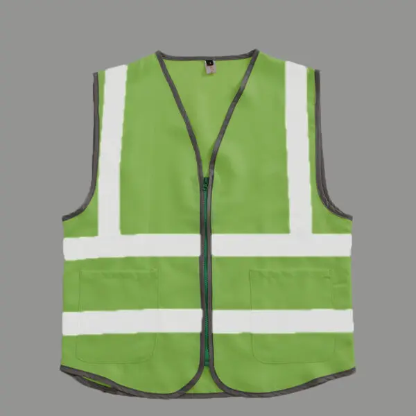 Size M-4XL Security Guard Vest With Pockets Hi Vis Vest Outdoor Construction Protective Workwear - Image 4