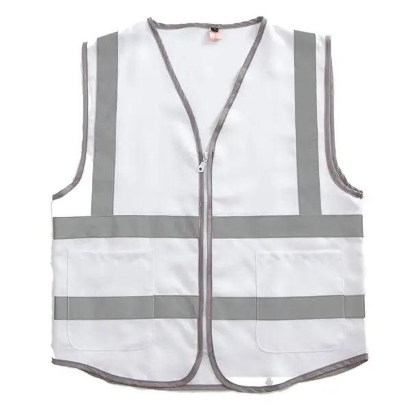 Size M-4XL Security Guard Vest With Pockets Hi Vis Vest Outdoor Construction Protective Workwear - Image 5