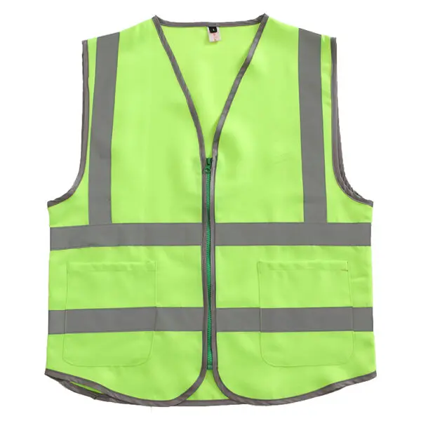 Size M-4XL Security Guard Vest With Pockets Hi Vis Vest Outdoor Construction Protective Workwear - Image 8