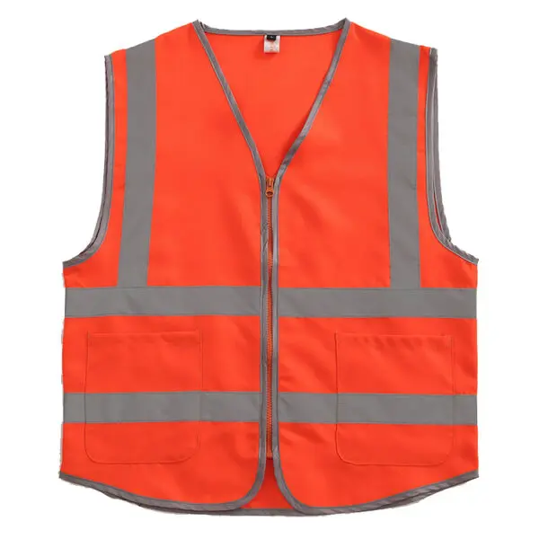 Size M-4XL Security Guard Vest With Pockets Hi Vis Vest Outdoor Construction Protective Workwear - Image 10