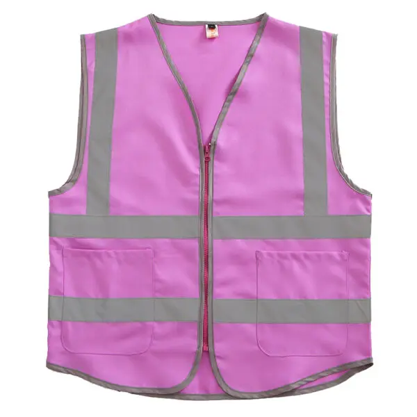 Size M-4XL Security Guard Vest With Pockets Hi Vis Vest Outdoor Construction Protective Workwear - Image 11