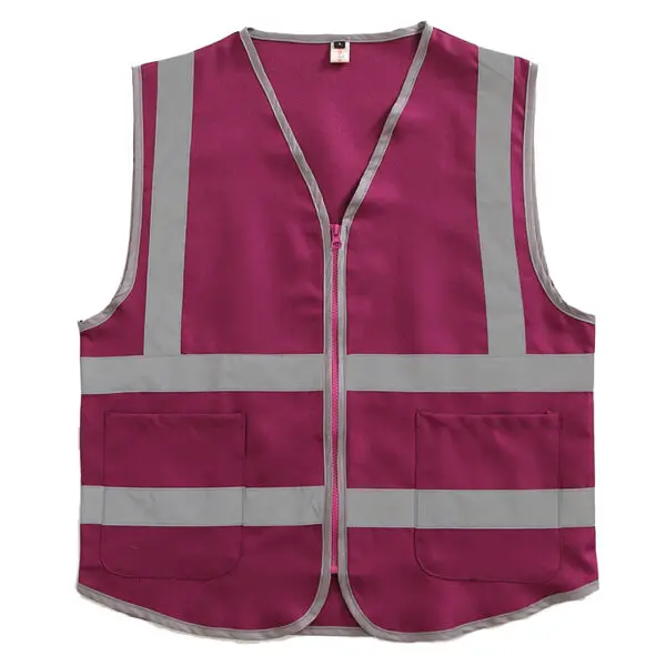 Size M-4XL Security Guard Vest With Pockets Hi Vis Vest Outdoor Construction Protective Workwear - Image 12