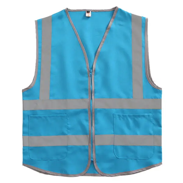 Size M-4XL Security Guard Vest With Pockets Hi Vis Vest Outdoor Construction Protective Workwear - Image 14