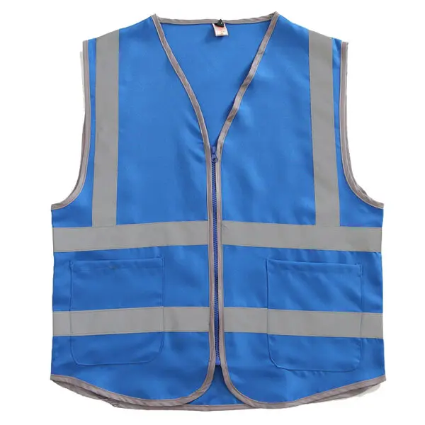 Size M-4XL Security Guard Vest With Pockets Hi Vis Vest Outdoor Construction Protective Workwear - Image 15