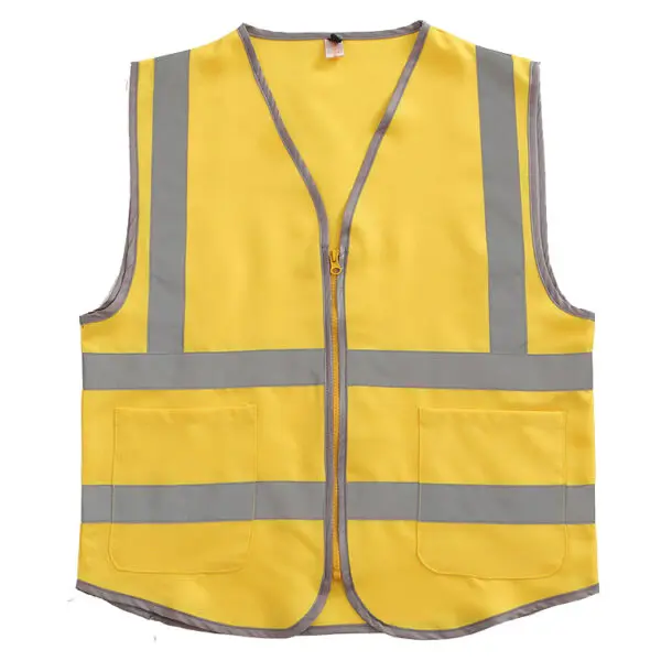 Size M-4XL Security Guard Vest With Pockets Hi Vis Vest Outdoor Construction Protective Workwear - Image 19