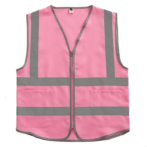 Size M-4XL Security Guard Vest With Pockets Hi Vis Vest Outdoor Construction Protective Workwear - Image 20