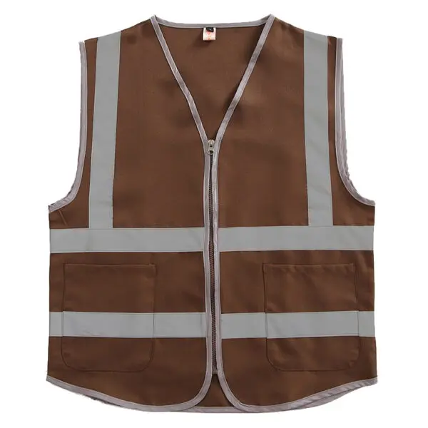 Size M-4XL Security Guard Vest With Pockets Hi Vis Vest Outdoor Construction Protective Workwear - Image 21