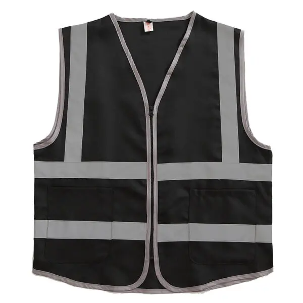 Size M-4XL Security Guard Vest With Pockets Hi Vis Vest Outdoor Construction Protective Workwear - Image 22