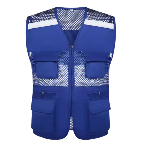 Summer Thin Mesh Vest Outdoor Sports for Jackets Bigsize Sleeveless Vest Multi Pockets Casual Work Wear Camping Fishing Vests - Image 3