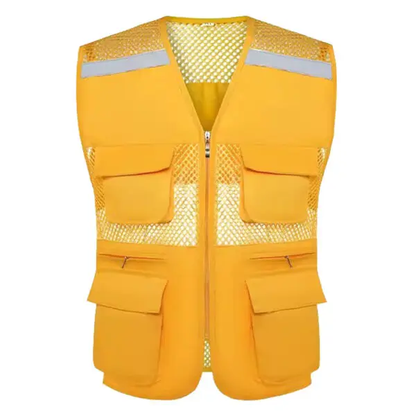 Summer Thin Mesh Vest Outdoor Sports for Jackets Bigsize Sleeveless Vest Multi Pockets Casual Work Wear Camping Fishing Vests - Image 9