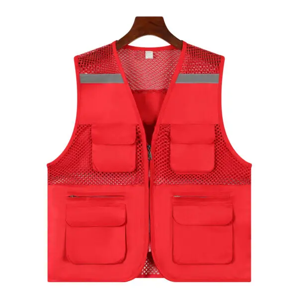 2025 Thin Mesh Vest Outdoor Sports for Jackets Bigsize Sleeveless Vest Multi Pockets Casual Work Wear Camping Fishing Vests