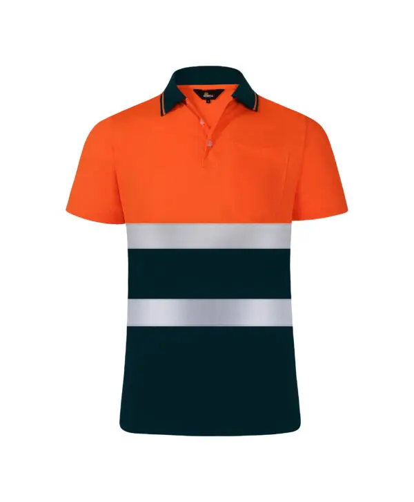 Night Work Reflective Safety Shirt Clothing Quick Drying Short Sleeved T-shirt Protective Clothes For Construction Workwear - Image 4