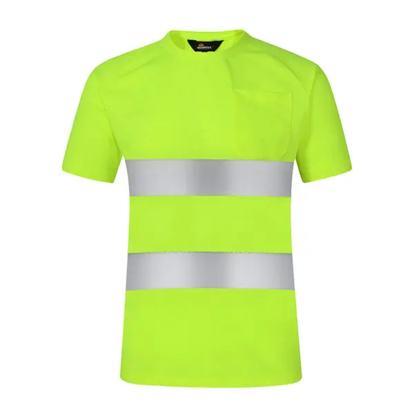 Night Work Reflective Safety Shirt Clothing Quick Drying Short Sleeved T-shirt Protective Clothes For Construction Workwear - Image 11