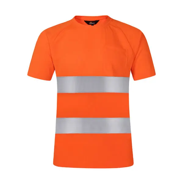 Night Work Reflective Safety Shirt Clothing Quick Drying Short Sleeved T-shirt Protective Clothes For Construction Workwear - Image 12