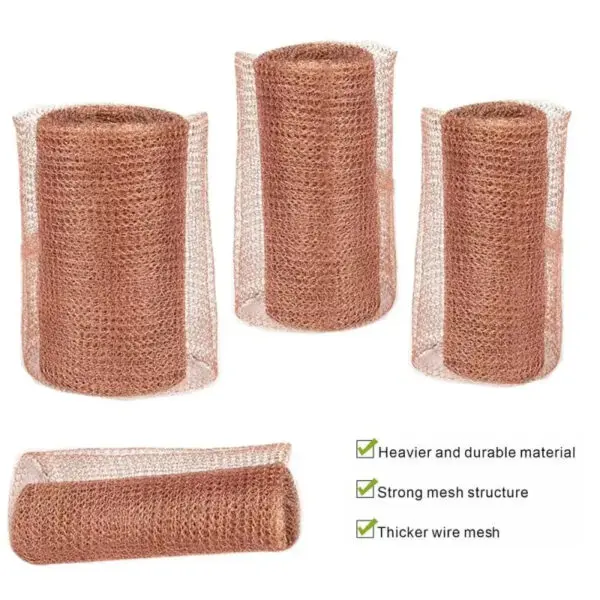 Anti-Pest Copper Mesh Anti-snail Copper Wire Net Signal Shielding Net Rodent Copper Wire Net Wire Protceted Plant Garden Supplie - Image 3