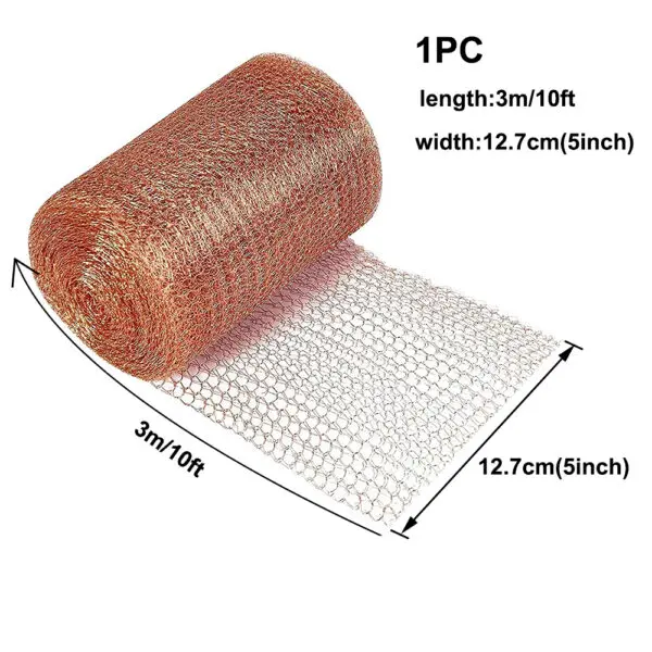 Anti-Pest Copper Mesh Anti-snail Copper Wire Net Signal Shielding Net Rodent Copper Wire Net Wire Protceted Plant Garden Supplie - Image 8