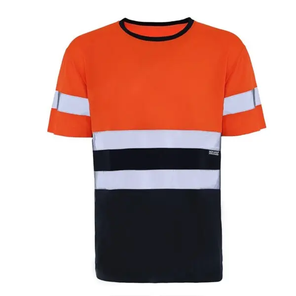 Work Hi Vis Polo T-Shirt High Visibility Reflective Tape Reflective Pants Man Work High Visibility Workwear - Image 7
