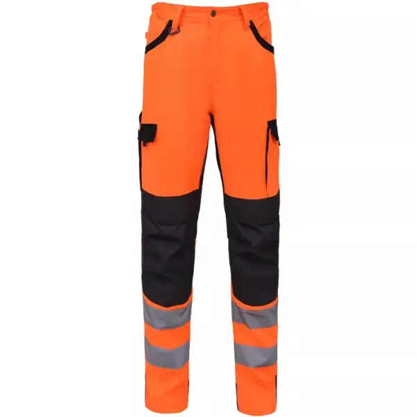 Work Hi Vis Polo T-Shirt High Visibility Reflective Tape Reflective Pants Man Work High Visibility Workwear - Image 13