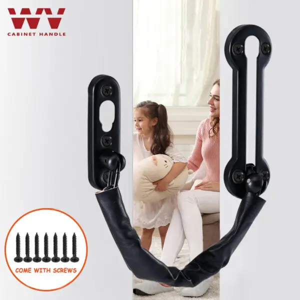 WV Anti-theft Stainless Steel Hotel Door Chain Latch Safety Guard Security Lock Security Limiter Tools Hardware for Home Door - Image 3