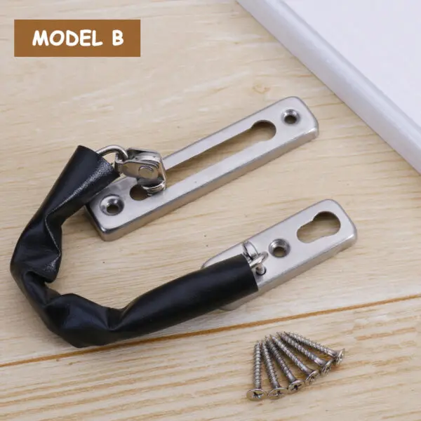 WV Anti-theft Stainless Steel Hotel Door Chain Latch Safety Guard Security Lock Security Limiter Tools Hardware for Home Door - Image 7