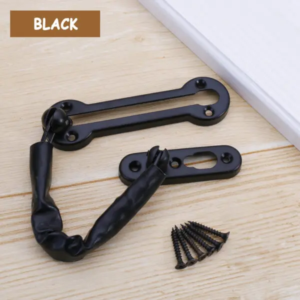 WV Anti-theft Stainless Steel Hotel Door Chain Latch Safety Guard Security Lock Security Limiter Tools Hardware for Home Door - Image 8