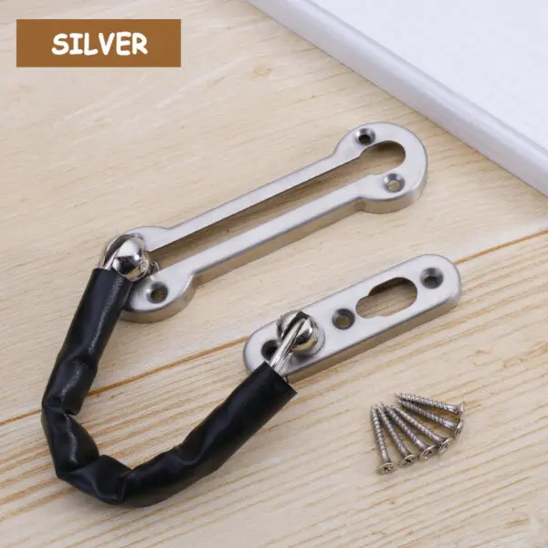 WV Anti-theft Stainless Steel Hotel Door Chain Latch Safety Guard Security Lock Security Limiter Tools Hardware for Home Door - Image 9