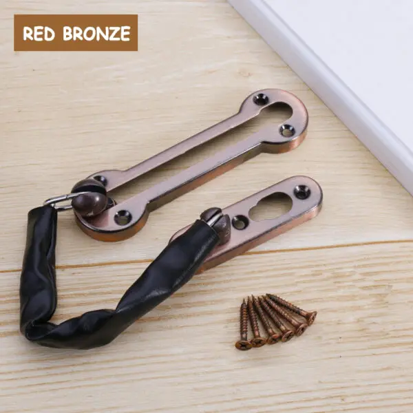 WV Anti-theft Stainless Steel Hotel Door Chain Latch Safety Guard Security Lock Security Limiter Tools Hardware for Home Door - Image 10