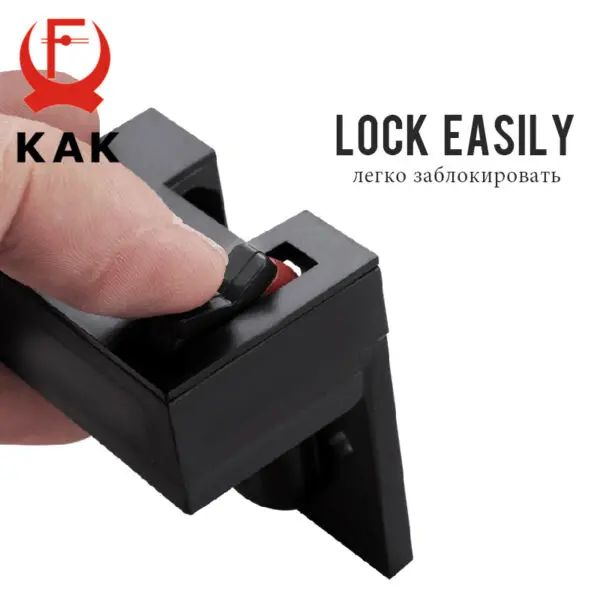 KAK Zinc Alloy Hidden Security Door Chain for Hotel Bedroom Door Latch Anti-theft Door Lock Kids Protection Lock Hardware - Image 5