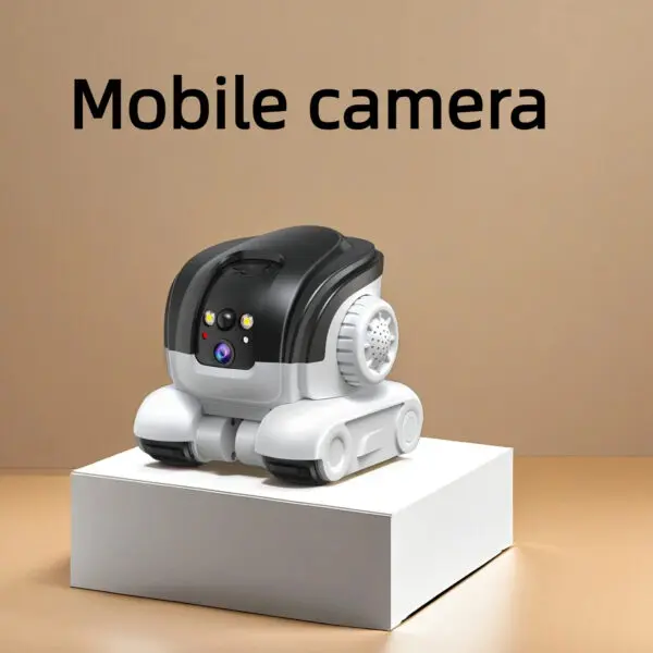 1080P HD 2MP WIFI camera robot 360-degree children's pet safety camera bidirectional dialogue automatic tracking - Image 5