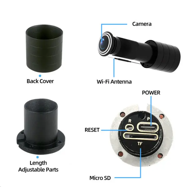 2MP 1080P HD WiFi Door Viewer Camera Video-Eye Peephole with Motion Detection & Two-Way Audio, Tuya Smart Life For Home Security - Image 6