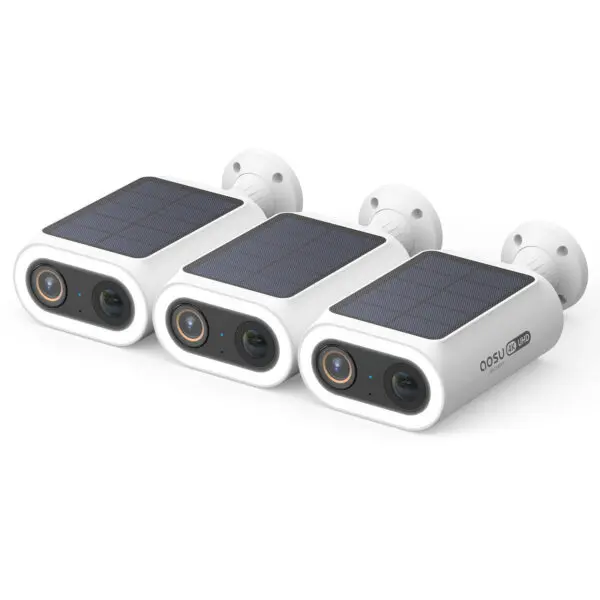 AOSU 4K UHD Solar Camera 2/3/4 pcs Wireless Outdoor 100% Wire-free Security Camera 5000mAh 8MP Wifi Camera AI Detection CCTV Cam - Image 9
