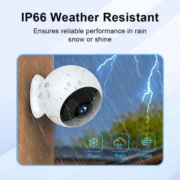 2K 5MP Wifi Home Security Camera Wireless Outdoor Magnetic Battery Powered Camera Surveillance AI Motion Detection Indoor HD Cam - Image 6