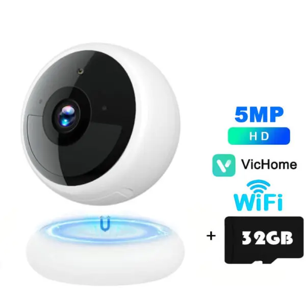 2K 5MP Wifi Home Security Camera Wireless Outdoor Magnetic Battery Powered Camera Surveillance AI Motion Detection Indoor HD Cam - Image 9