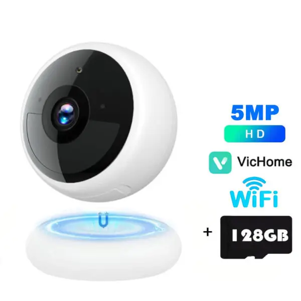 2K 5MP Wifi Home Security Camera Wireless Outdoor Magnetic Battery Powered Camera Surveillance AI Motion Detection Indoor HD Cam - Image 13