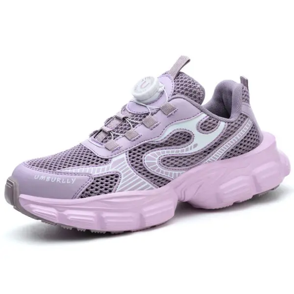 Summer button women's steel head safety shoes Smashing breathable upper Workshop factory women's work shoes - Image 7