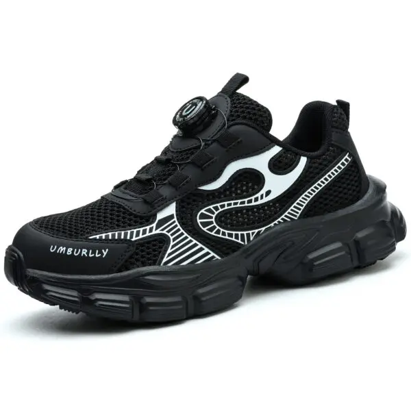 Summer button women's steel head safety shoes Smashing breathable upper Workshop factory women's work shoes - Image 8