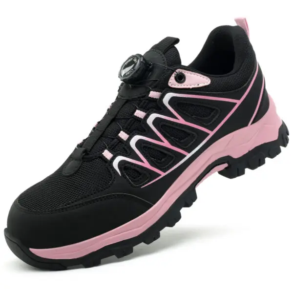 Rotating Button New Safety Shoes Women Anti-smash Anti-puncture Work Shoes Fashion Female Sport Shoes Security Protective Shoes - Image 7