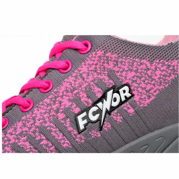 Safety Shoes for Women Steel Toe Sneakers Puncture Lightweight Boots Female Pink Small Size Safety Shoes Women Sneakers - Image 6