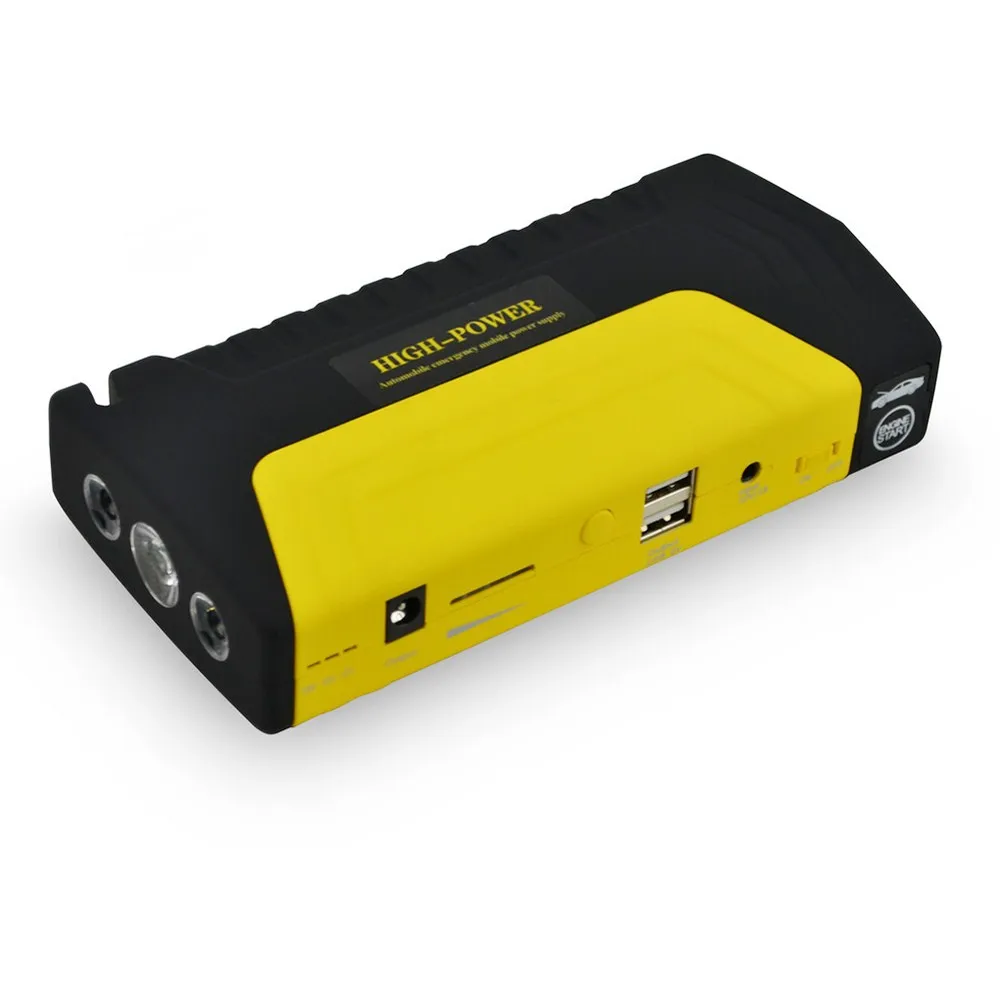 Car Jump Starter Pack with LED Light Mobile Power Battery Charger Emergency Starting Power Bank Booster