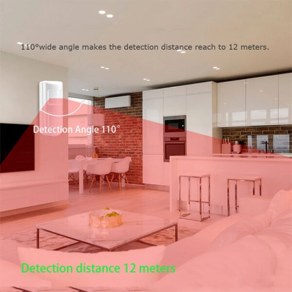 12-24VDC Wired Outdoor Dual PIR Motion Sensor Microwave Detector 12-Meter 100° Anti-pet Anti-tamper for Security Protection - Image 5