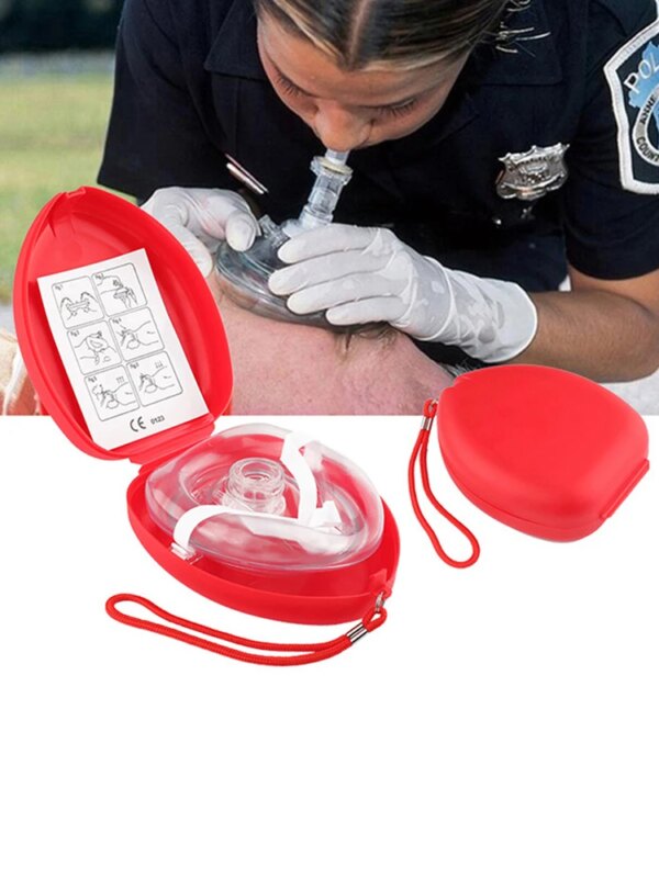 1Pc Artificial Respiration One-Way Breathing Valve Mask First Aid CPR ...