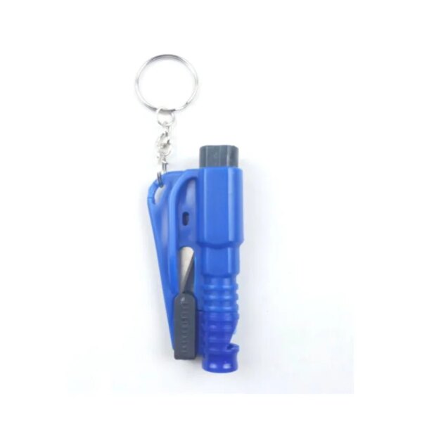 1pcs Self-defense Spike Cone Mini Window Breaker Protection Key Chain Emergency Car Safety Hammer Whistle Cutter Escape Spike - Image 5