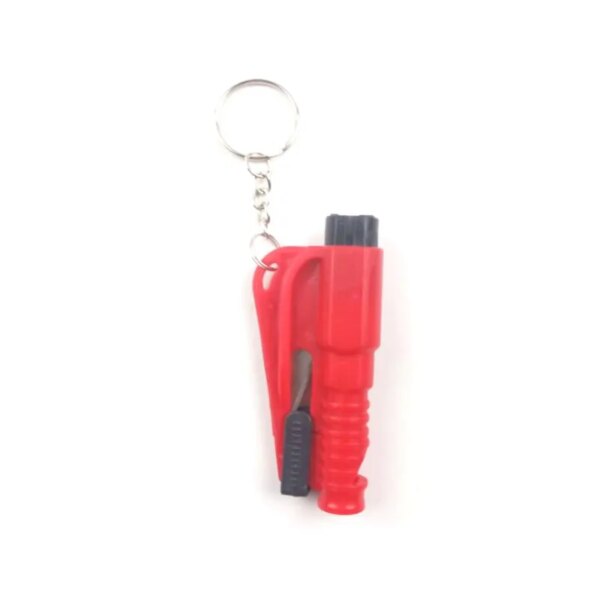 1pcs Self-defense Spike Cone Mini Window Breaker Protection Key Chain Emergency Car Safety Hammer Whistle Cutter Escape Spike - Image 6