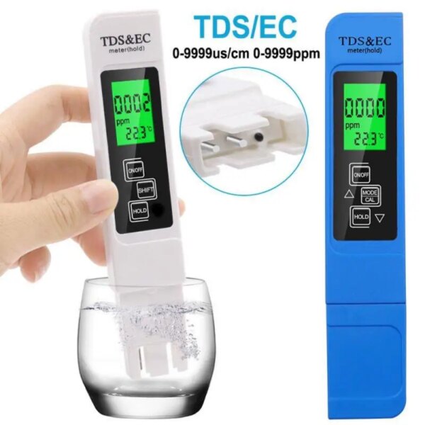 3 IN 1 TDS Water Quality Test Pen EC Meter Conductivity Tester C/F Tap Drinking TDS Water Test tds Pen ec Pen - Image 2