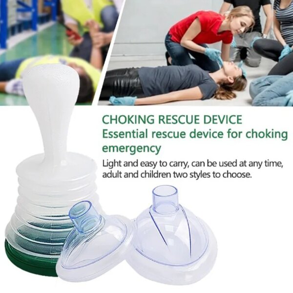3PCS/Set Portable First Aid Kit LifeVac Family Emergency Device Breath Trainer Anti Choking Rescue Device for Adult and Children - Image 2