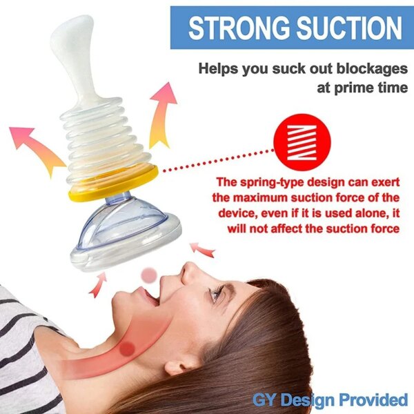 3PCS/Set Portable First Aid Kit LifeVac Family Emergency Device Breath Trainer Anti Choking Rescue Device for Adult and Children - Image 4