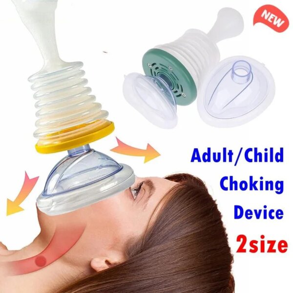 3PCS/Set Portable First Aid Kit LifeVac Family Emergency Device Breath Trainer Anti Choking Rescue Device for Adult and Children